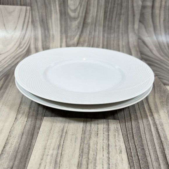 Dansk Dining Set Of 2 Dansk Tapestries Winter White Salad Plates 9